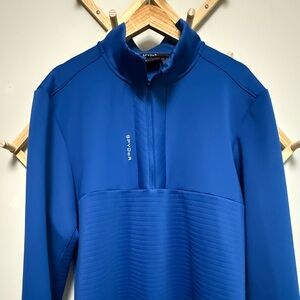 Spyder Active Sport 1/4 Zip Pullover Blue XXL Performance Athletic